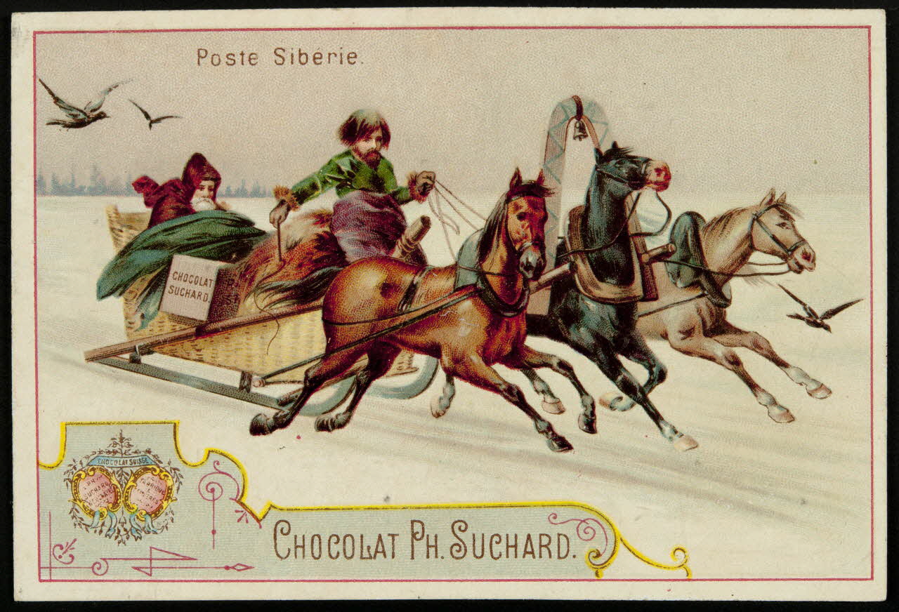 Suchard Philippe carte réclame chromo Neuchâtel 1880-1914 1996.40.163.5 Photo