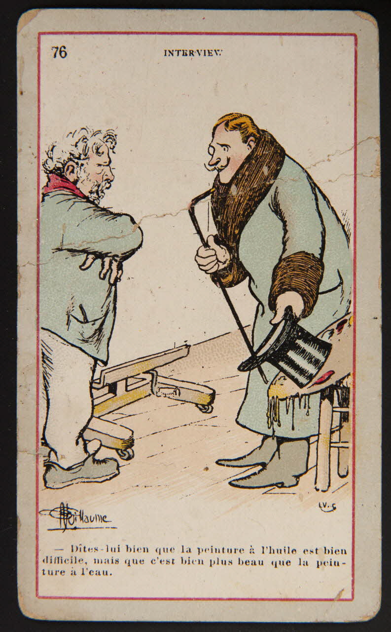 Carte réclame 76 INTERVIEW 1996.40.1639.18 Photo