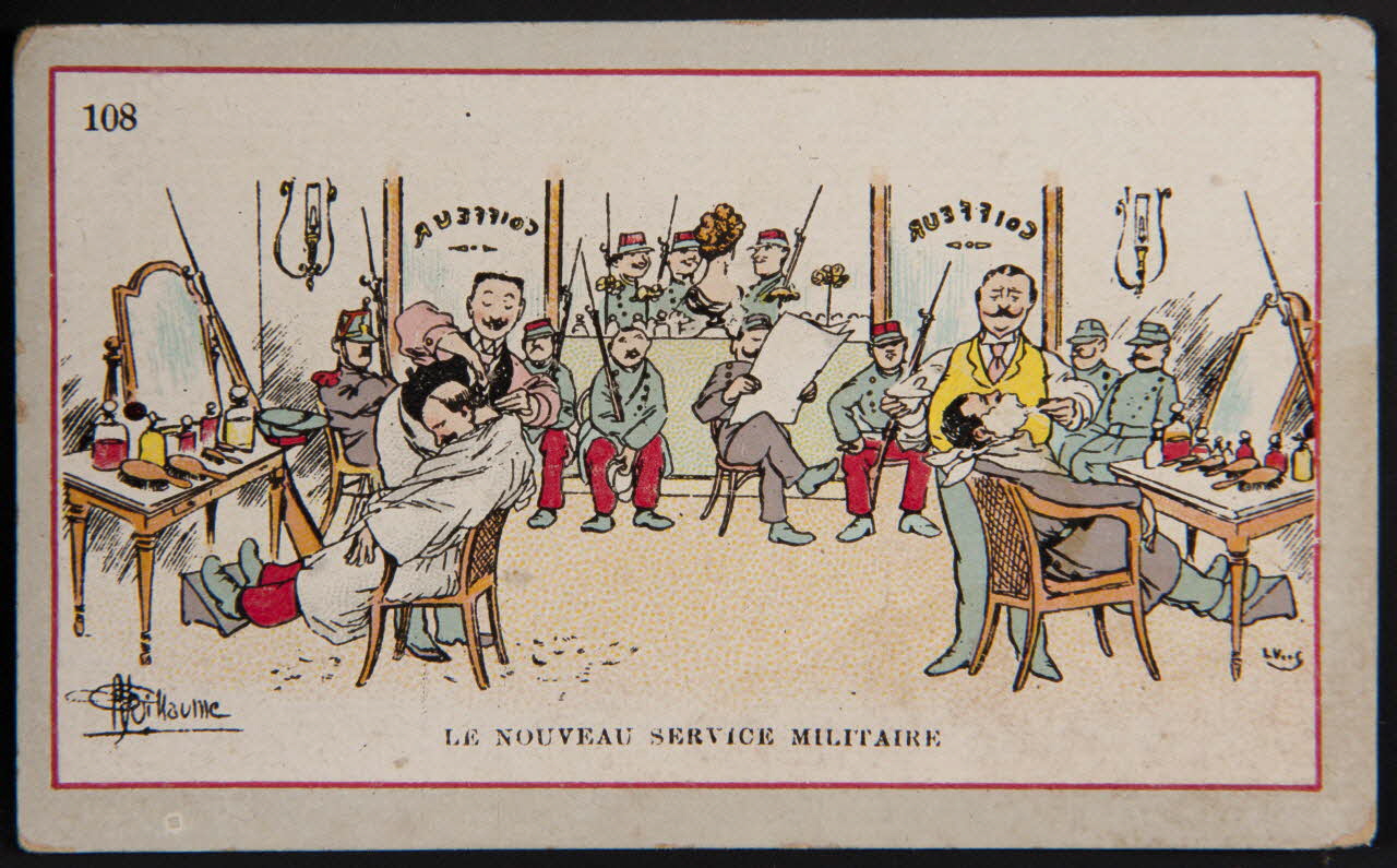 Carte réclame 108  LE NOUVEAU SERVICE MILITAIRE 1996.40.1639.3 Photo