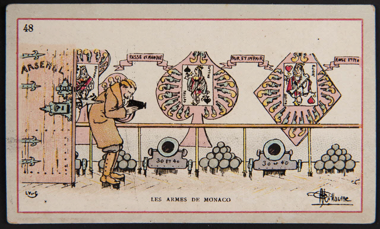Carte réclame 48  LES ARMES DE MONACO 1996.40.1639.6 Photo