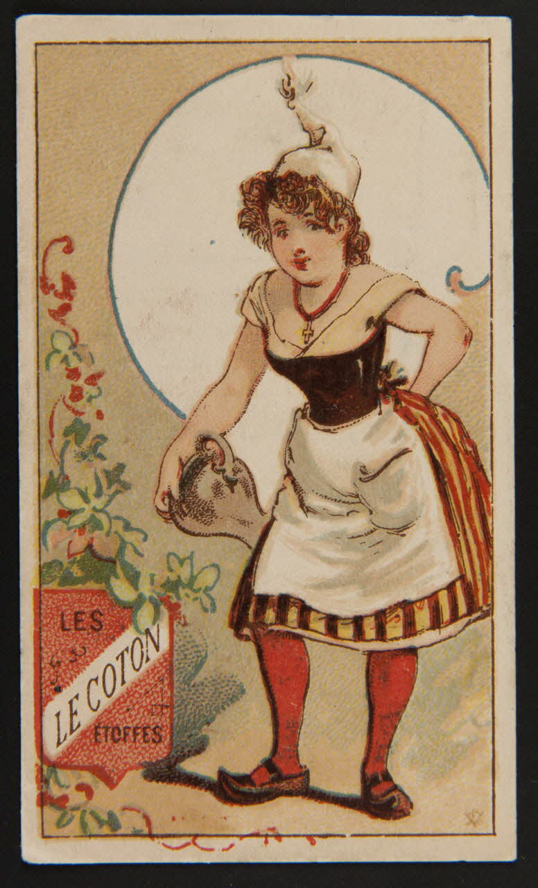 Carte réclame LES ETOFFES  LE COTON 1996.40.1640.1 Photo