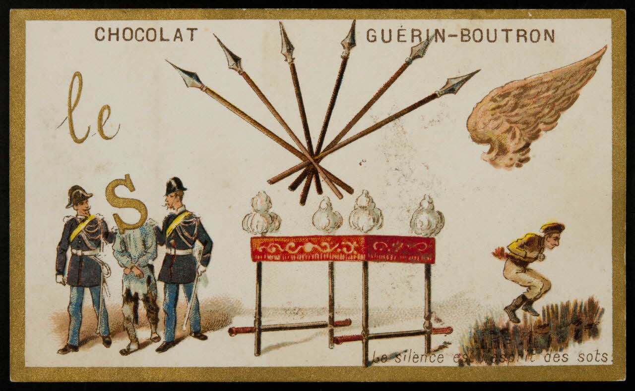 carte réclame Le silence est l'esprit des sots 1996.40.1646.1 Photo