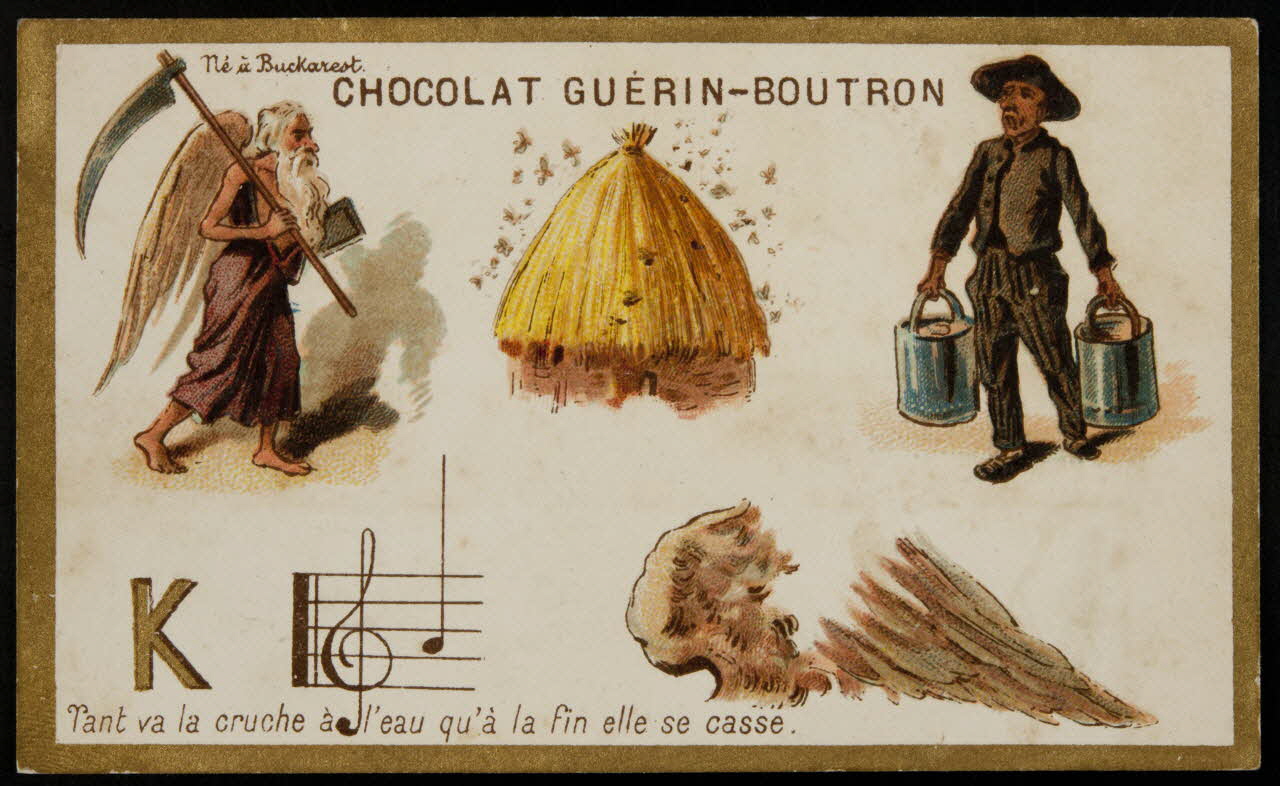 carte réclame Tant va la cruche à l'eau qu'à la fin elle se casse 1996.40.1646.4 Photo