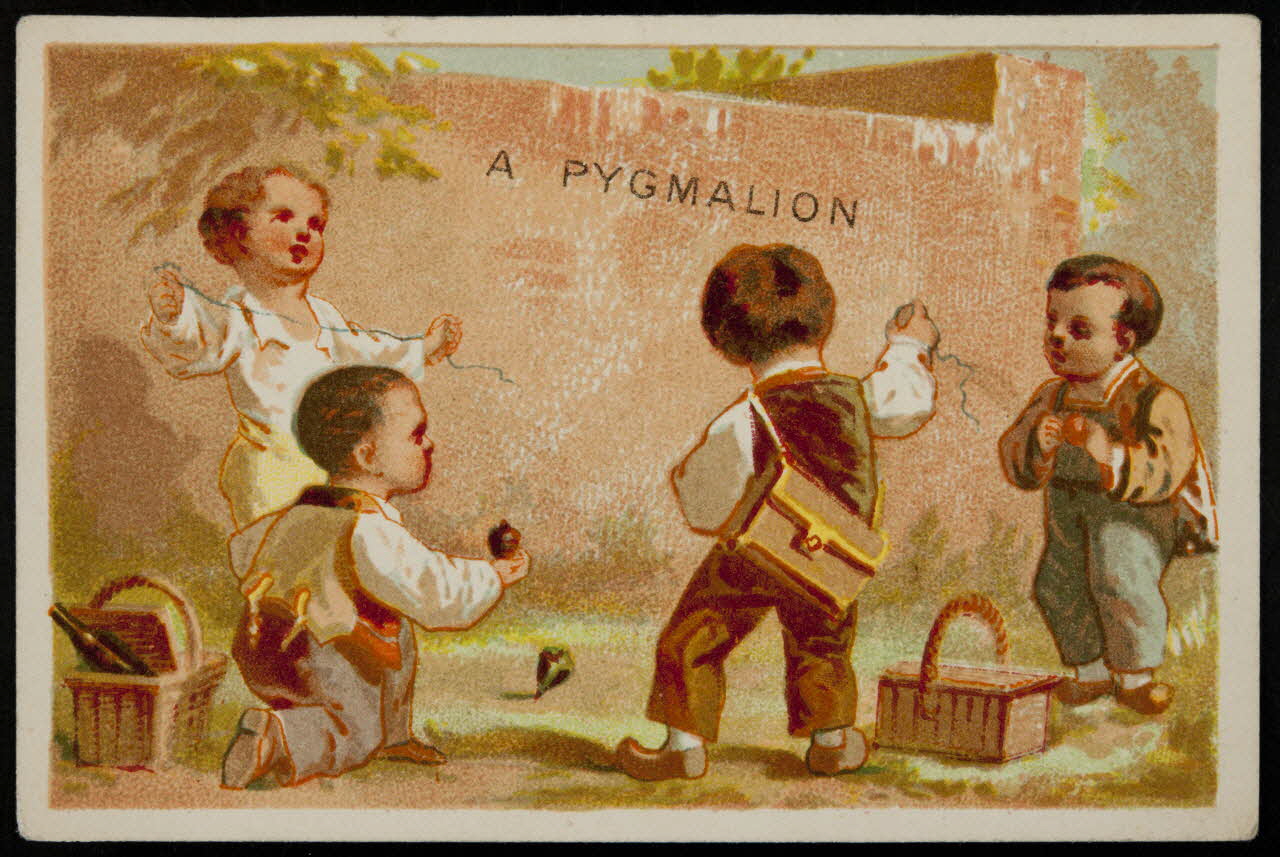 carte réclame Le jeu de la toupie 1996.40.1647.3 Photo