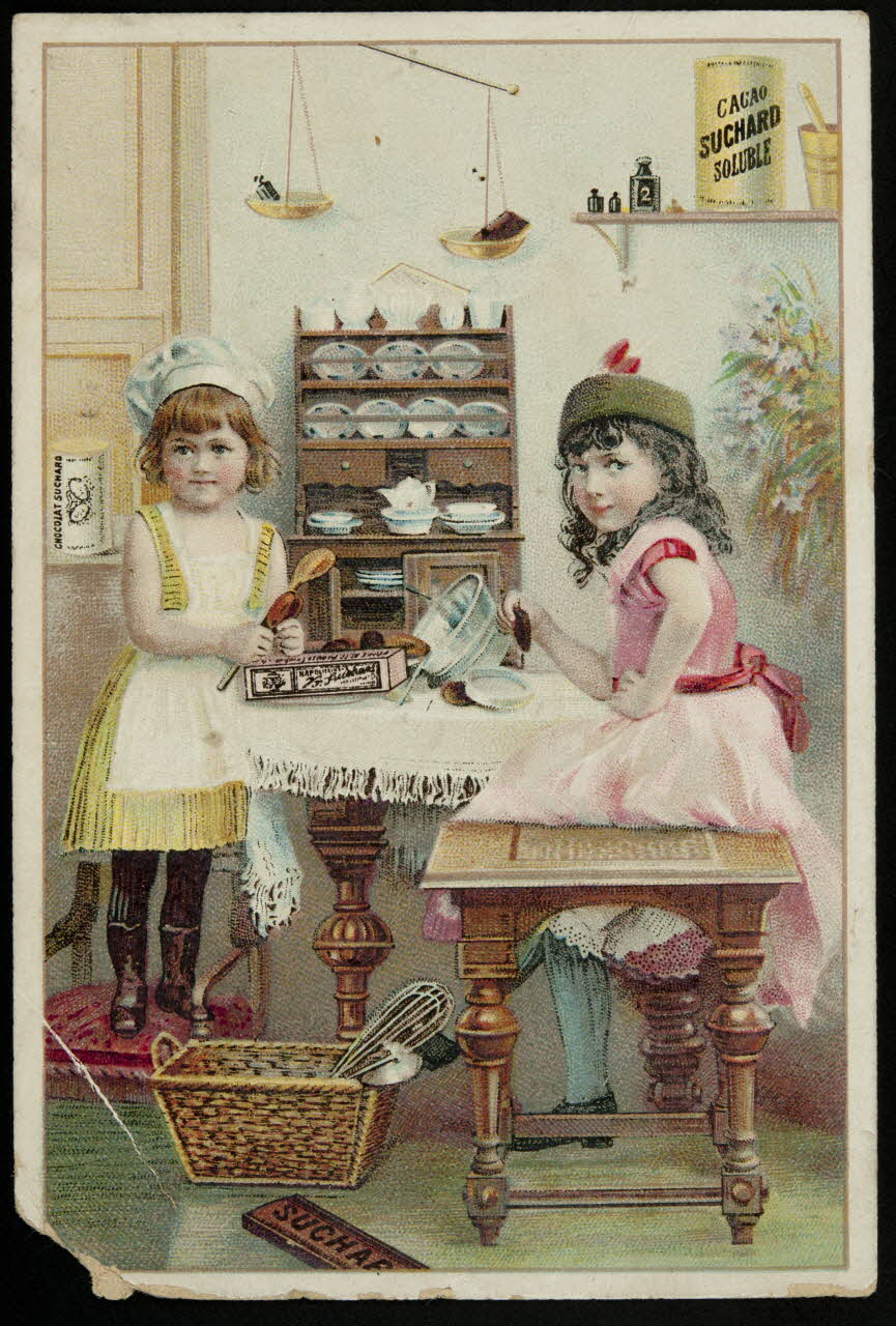 Suchard Philippe carte réclame chromo Neuchâtel 1880-1914 1996.40.165.2 Photo