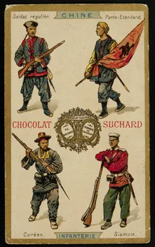 Suchard Philippe carte réclame chromo Neuchâtel 1880-1914 1996.40.166.3 Photo