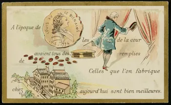 Suchard Philippe carte réclame chromo Neuchâtel 1880-1914 1996.40.167.1  Photo
