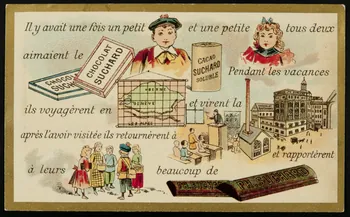 Suchard Philippe carte réclame chromo Neuchâtel 1880-1914 1996.40.167.5 Photo