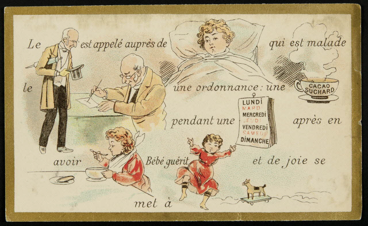 Suchard Philippe carte réclame chromo Neuchâtel 1880-1914 1996.40.167.6 Photo