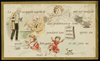 Suchard Philippe carte réclame chromo Neuchâtel 1880-1914 1996.40.167.6  Photo
