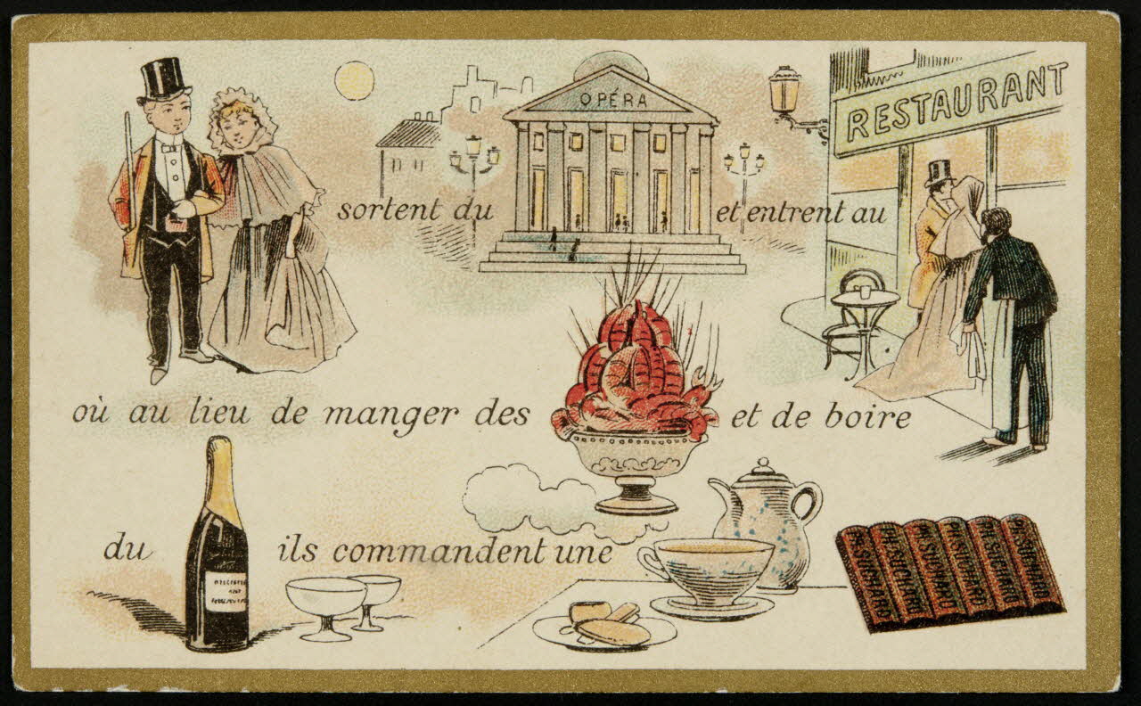 Suchard Philippe carte réclame chromo Neuchâtel 1880-1914 1996.40.167.7 Photo