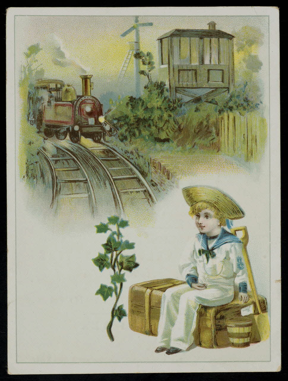 carte réclame chromo Paris 1875 1996.40.1670.1 Photo