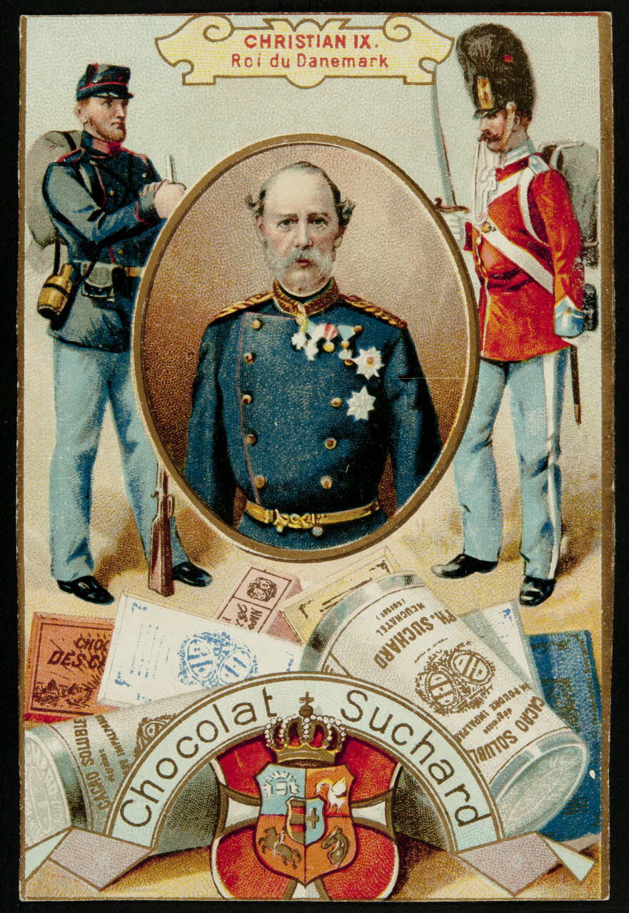 Suchard Philippe carte réclame chromo Neuchâtel, Suisse 1899-1900 1996.40.169.3 Photo