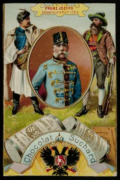Suchard Philippe carte réclame chromo Neuchâtel, Suisse 1899-1900 1996.40.169.6  Photo