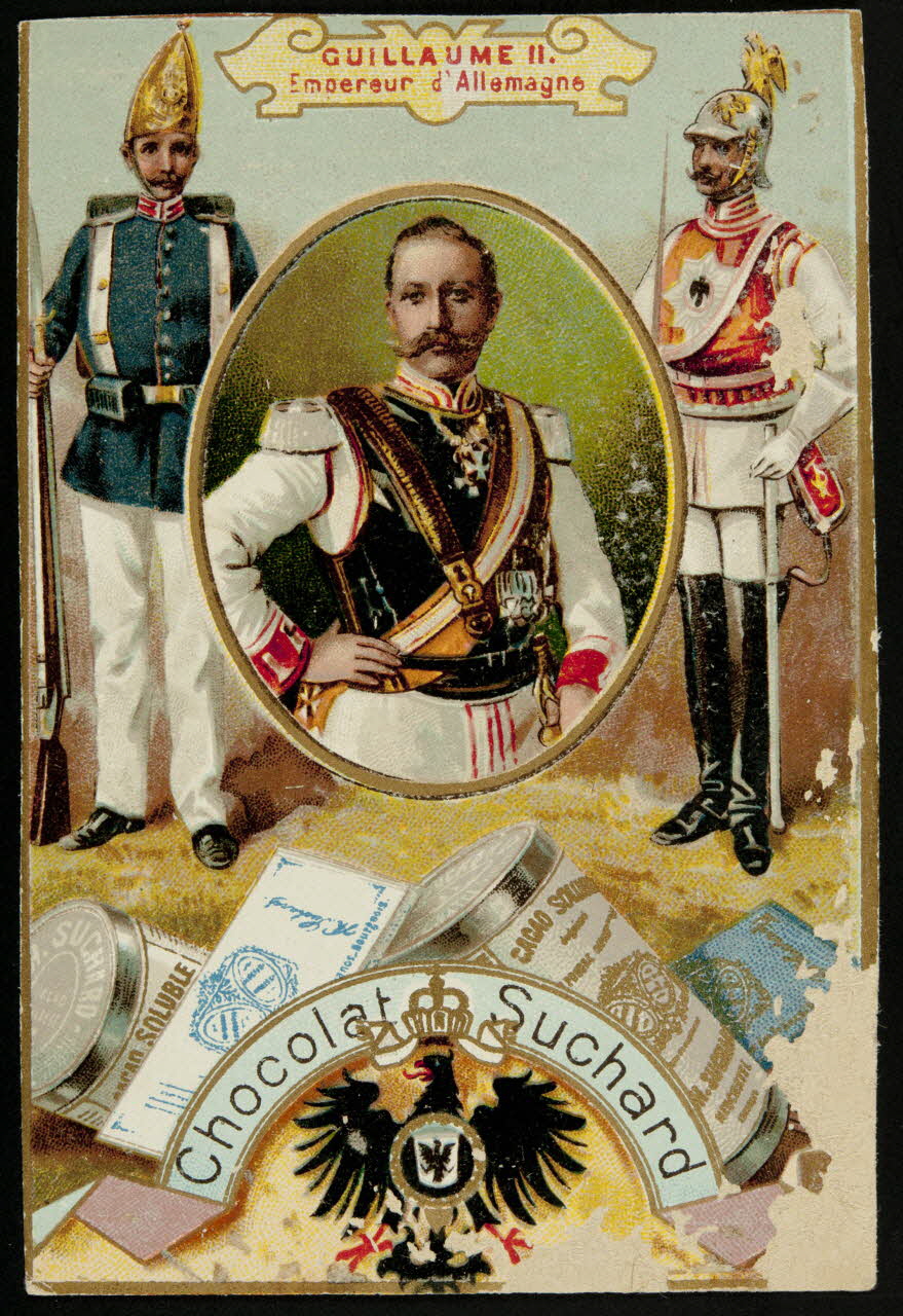 Suchard Philippe carte réclame chromo Neuchâtel, Suisse 1899-1900 1996.40.169.7 Photo
