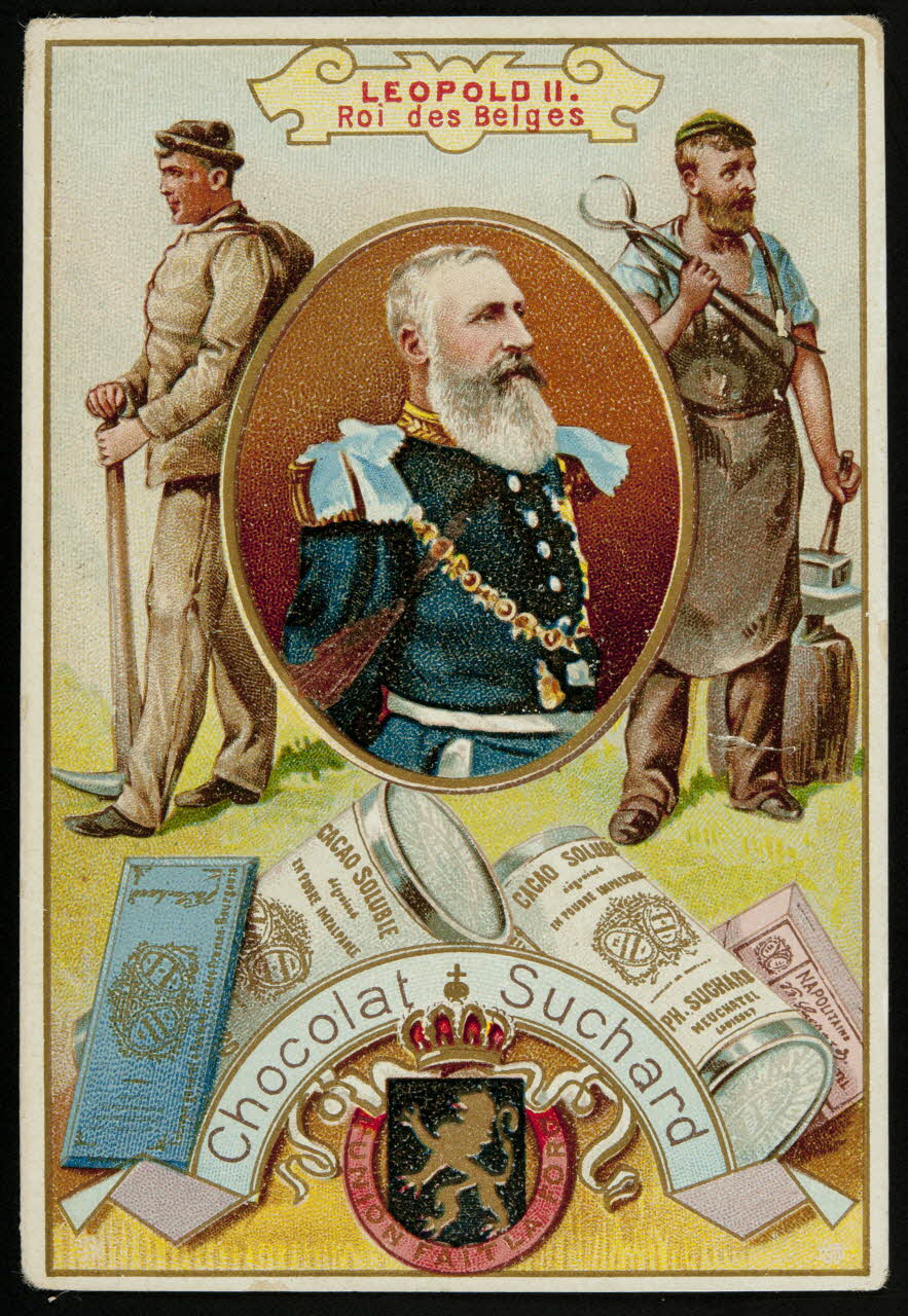 Suchard Philippe carte réclame chromo Neuchâtel, Suisse 1899-1900 1996.40.169.9 Photo