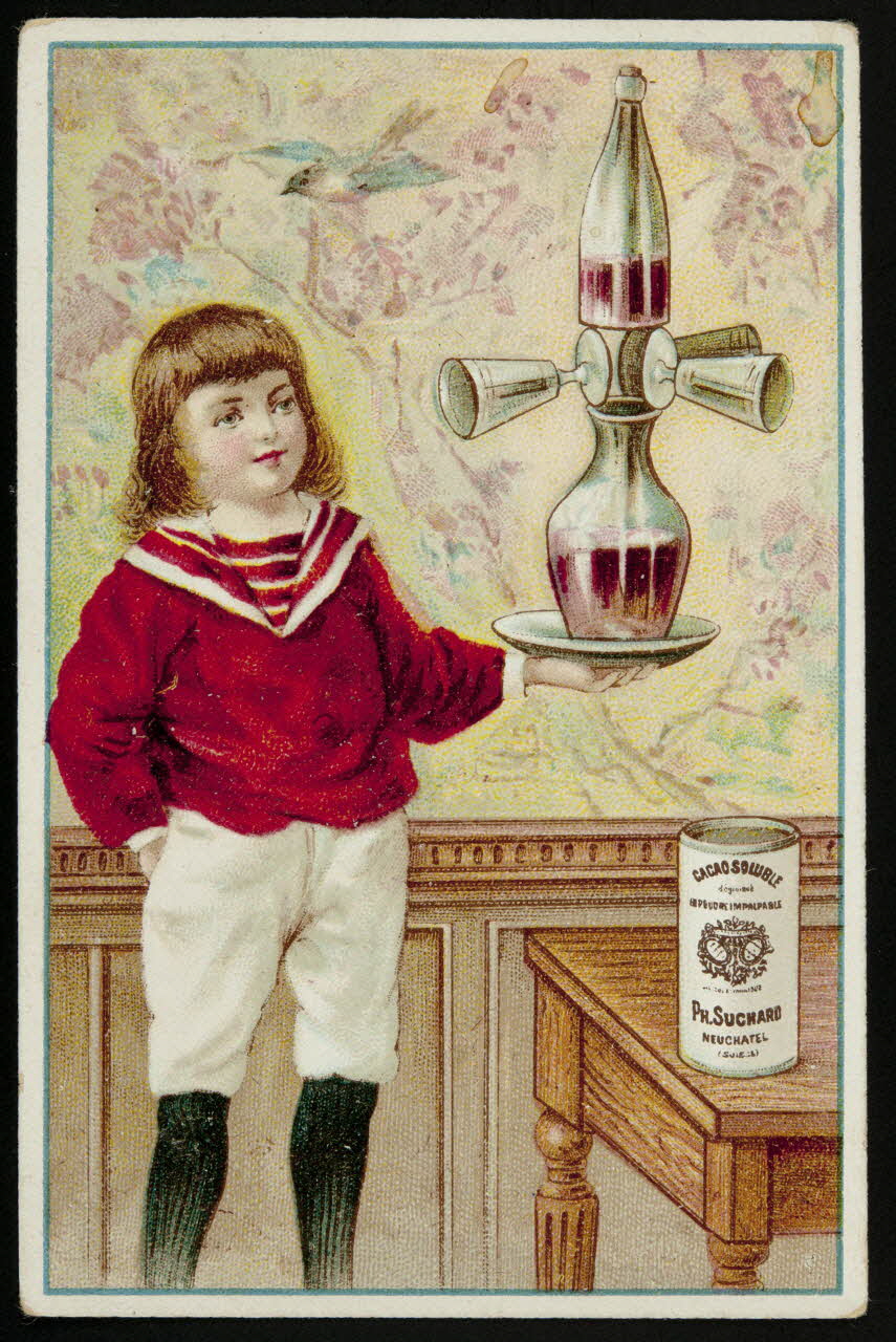 Suchard Philippe carte réclame chromo Neuchâtel, Suisse 1880-1914 1996.40.170.4 Photo