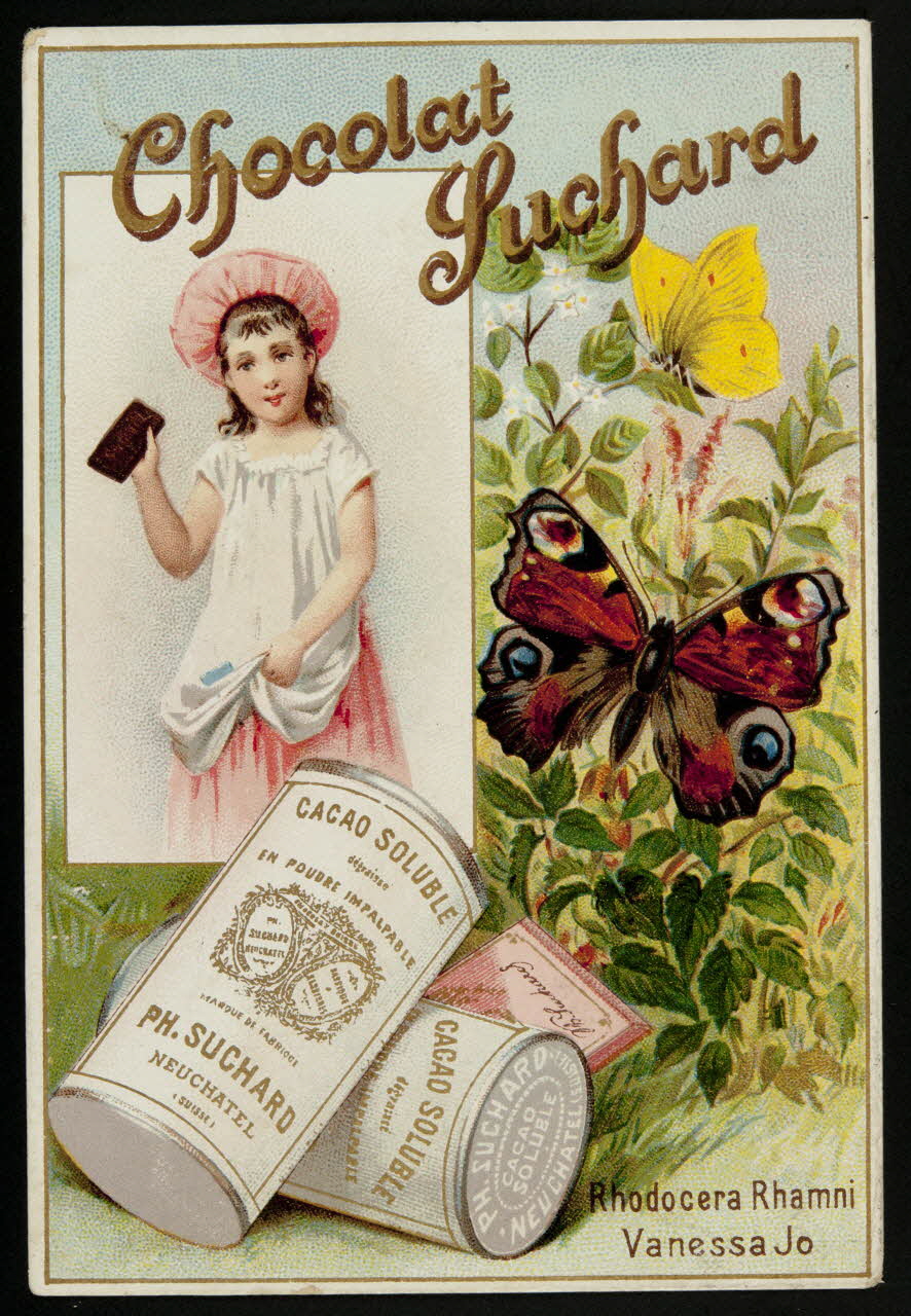Suchard Philippe carte réclame chromo Neuchâtel, Suisse 1880-1914 1996.40.171.7 Photo
