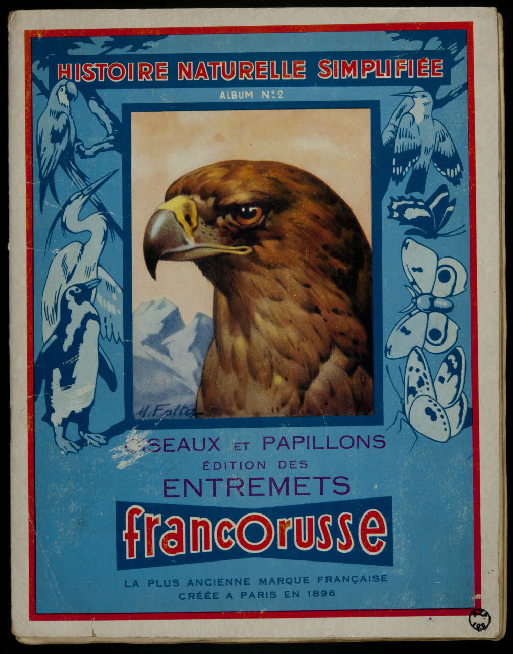 album Histoire naturelle simplifiée - Oiseaux et papillons France 1960-1970 2007.46.106 Photo