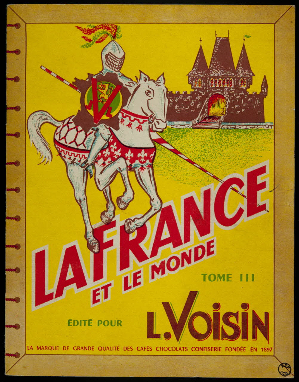album LA FRANCE  ET LE MONDE  TOME III  EDITE POUR L. VOISIN France 1959 2007.46.140 Photo