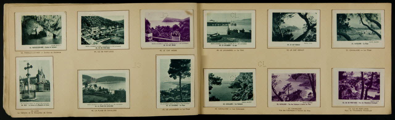 album PROVENCE. CÔTE D'AZUR. CORSE  CHOCOLAT LANVIN France 1940 2007.46.146 Photo