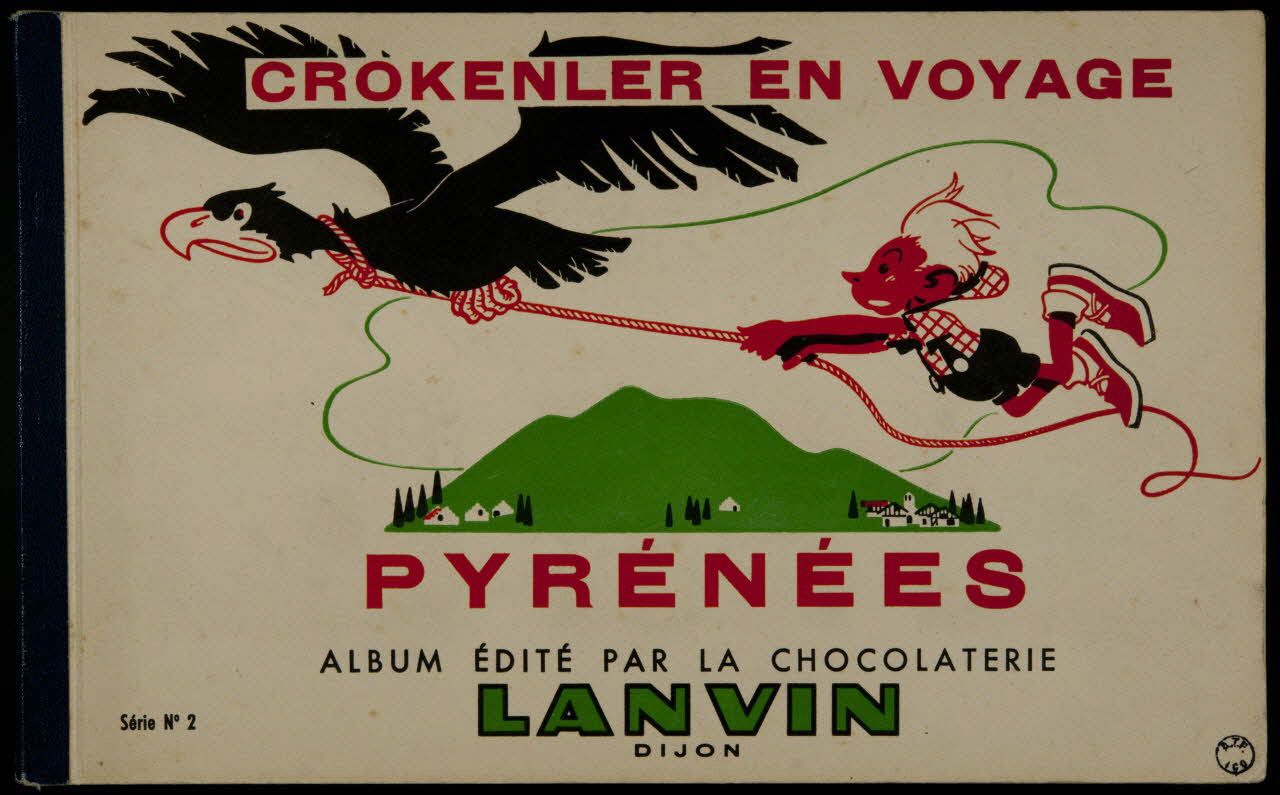 album CROKENLER EN VOYAGE  PYRENEES  ALBUM EDITE PAR LA CHOCOLATERIE  LANVIN  DIJON  Série N°2 France 1950-1960 2007.46.150 Photo