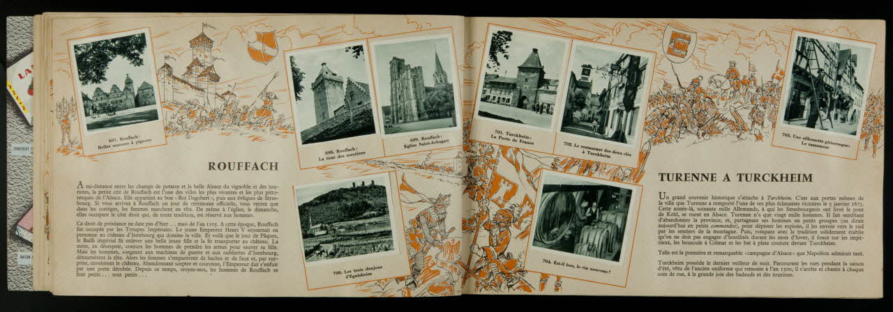 album L'ALSACE  EDITE PAR LA CHOCOLATERIE  LANVIN  DIJON  ALBUM SERIE N°6 France 1950-1960 2007.46.151 Photo