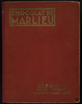 album CHOCOLAT DE  MARLIEU  ALBUM IV  CHANSONS - DEVINETTES   AUTOMOBILES - AVIATION - NAVIRES France 1936 2007.46.160 Photo