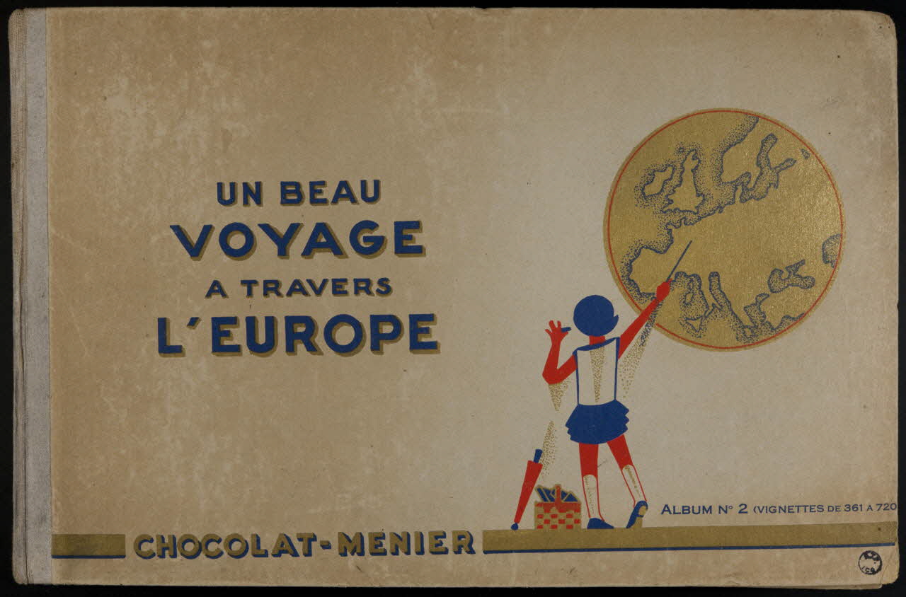album UN BEAU  VOYAGE  A TRAVERS  L'EUROPE  CHOCOLAT-MENIER  ALBUM N°2 (VIGNETTES DE 361 A 720) France 1935 2007.46.167 Photo
