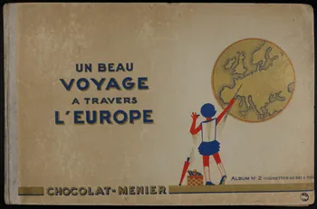 album UN BEAU  VOYAGE  A TRAVERS  L'EUROPE  CHOCOLAT-MENIER  ALBUM N°2 (VIGNETTES DE 361 A 720) France 1935 2007.46.167 Photo