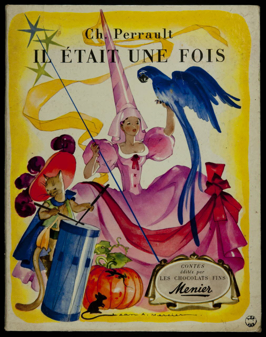 album Ch. Perrault  IL ETAIT UNE FOIS  CONTES  édités par  LES CHOCOLATS FINS  Menier France 1953 2007.46.170 Photo