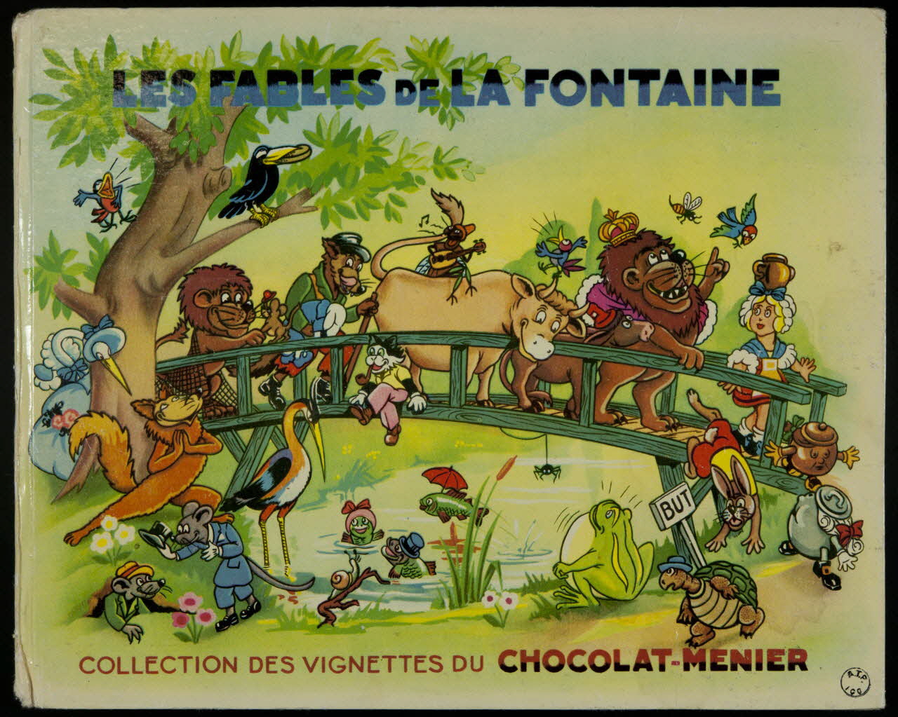 album LES FABLES DE LA FONTAINE  COLLECTION DES VIGNETTES DU CHOCOLAT-MENIER France 1950-1960 2007.46.172 Photo
