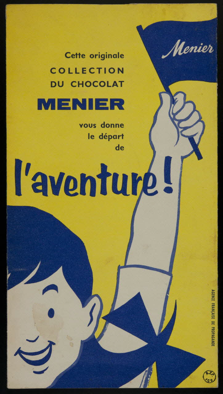 album Cette originale  COLLECTION  DU CHOCOLAT  MENIER  vous donne  le départ  de  l'aventure ! France 1956 2007.46.174 Photo
