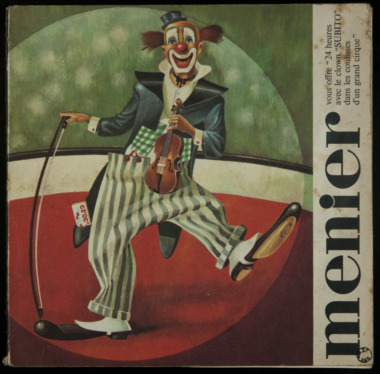 album menier  vous offre "24 heures  avec le clown "SUBITO"  dans les coulisses  d'un grand cirque" France 1955-1965 2007.46.176 Photo