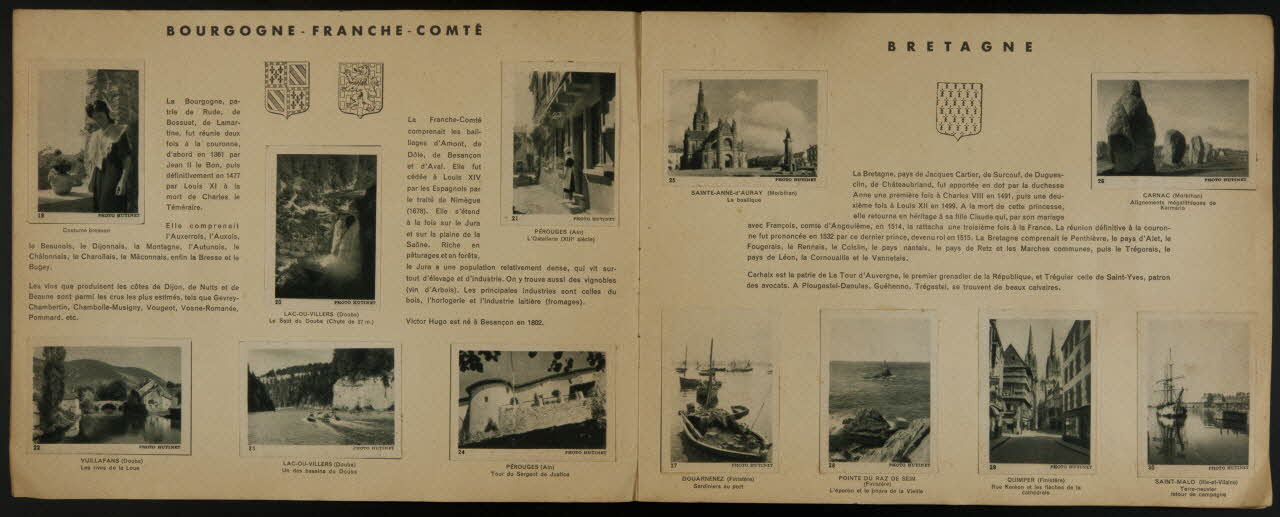 album Un beau voyage à travers la France...  Nos  Provinces  EDITE PAR LA SOCIETE ANONYME DU CHOCOLAT FRANCOIS-MEUNIER France 1945-1955 2007.46.177 Photo