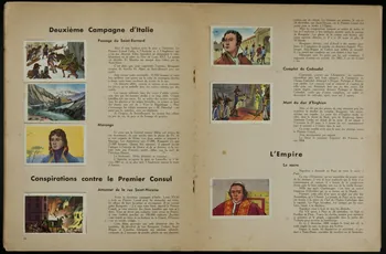 album Histoire de Napoléon, édité par les biscottes L'Angevine France 1950-1960 2007.46.18 Photo