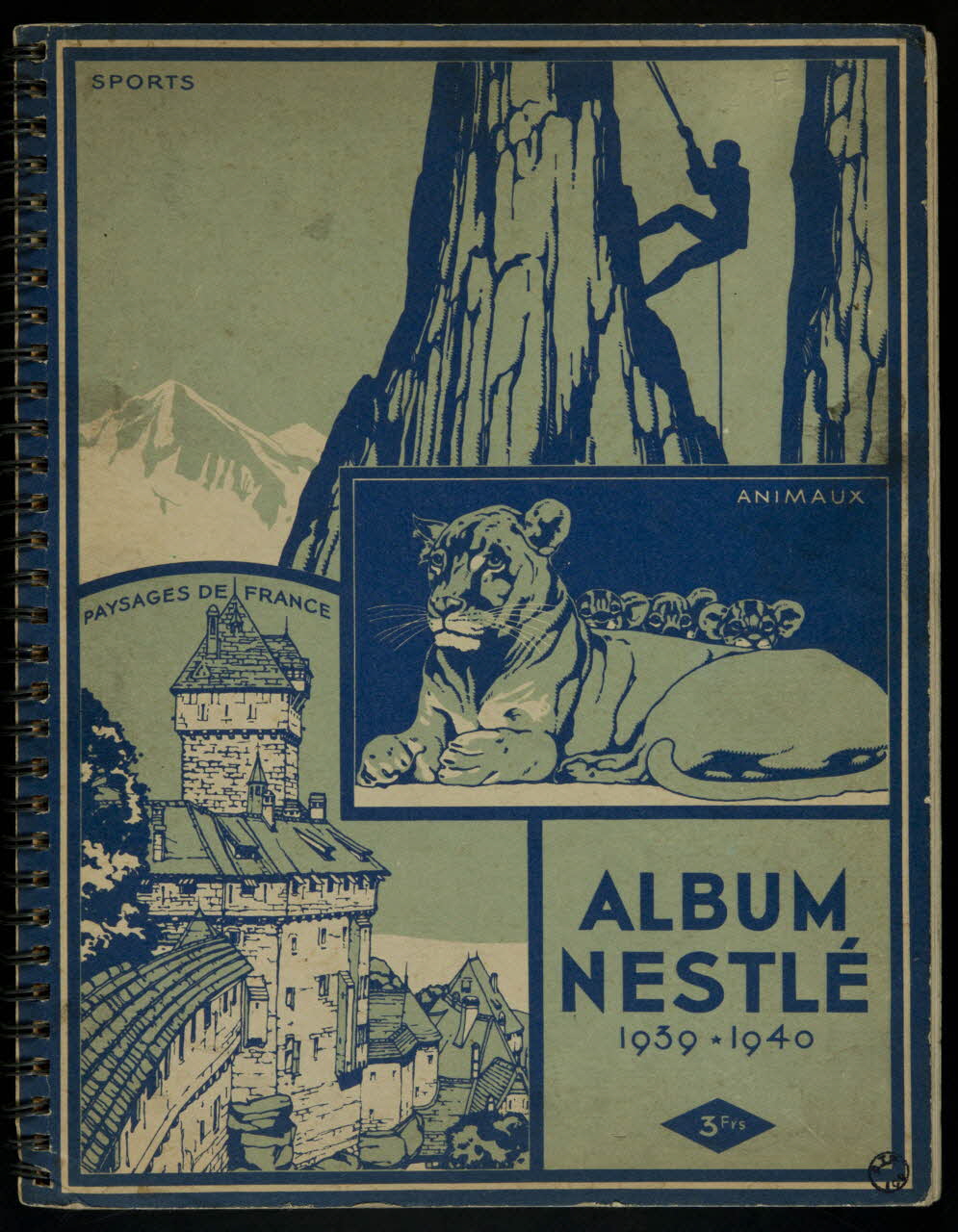 album SPORTS  ANIMAUX  PAYSAGES DE FRANCE  ALBUM  NESTLE  1939-1940 France 1939 2007.46.189 Photo