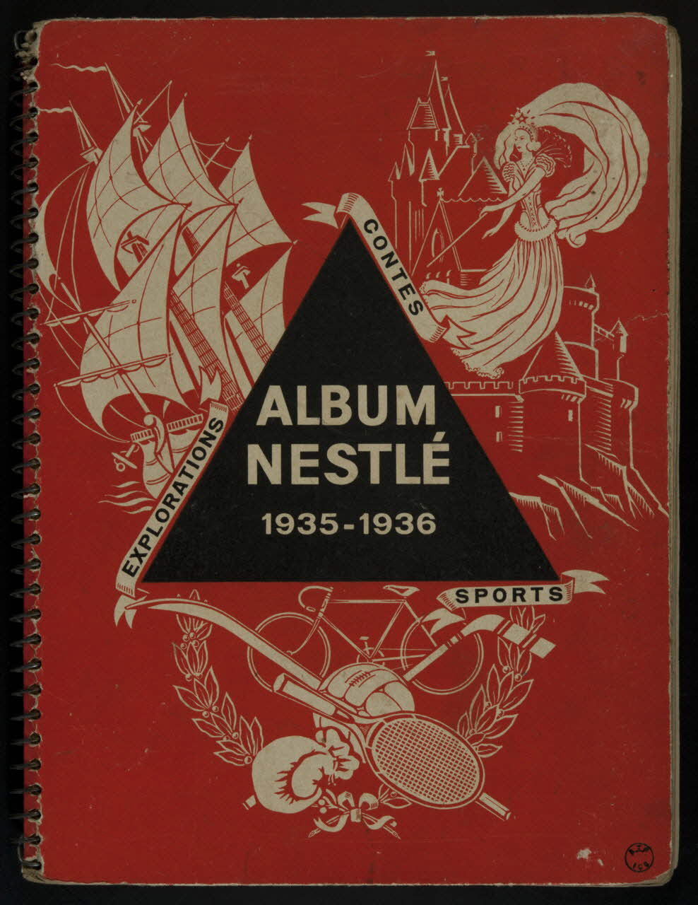 album ALBUM  NESTLE  1935-1936  EXPLORATIONS  CONTES  SPORTS France 1935 2007.46.191 Photo