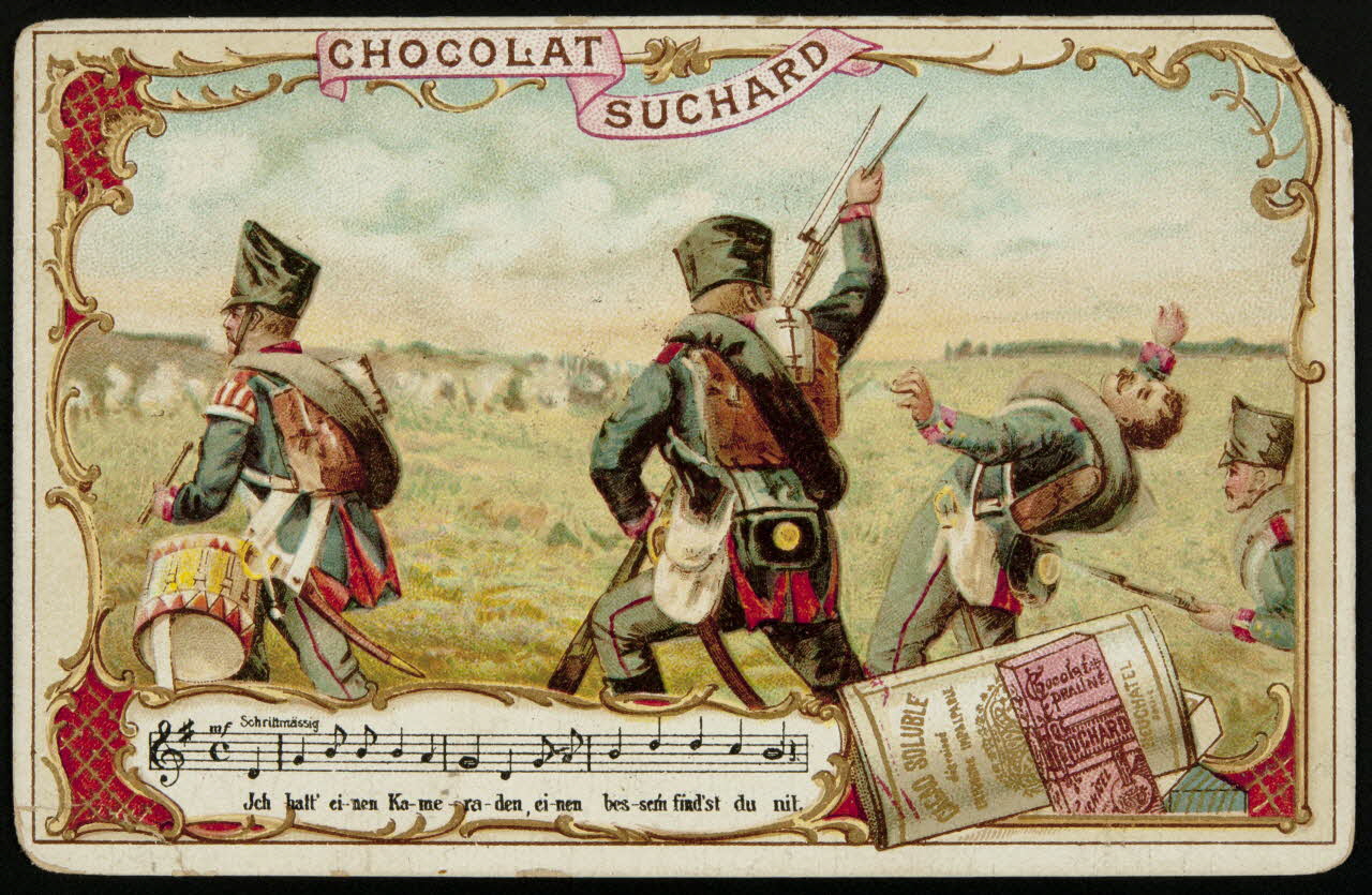 Suchard Philippe carte réclame chromo Neuchâtel, Suisse 1880-1914 1996.40.172.1 Photo