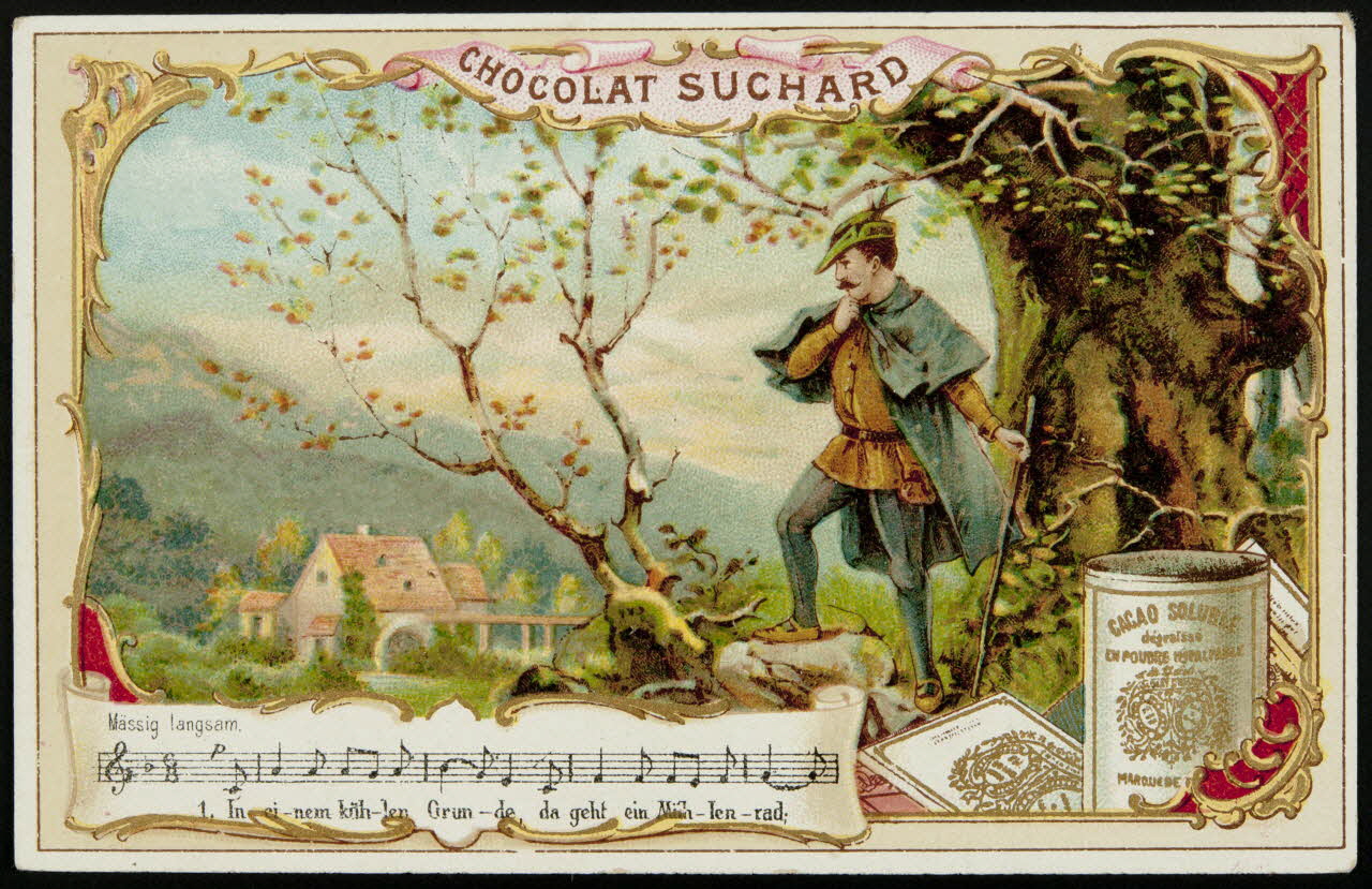 Suchard Philippe carte réclame chromo Neuchâtel, Suisse 1880-1914 1996.40.172.2 Photo