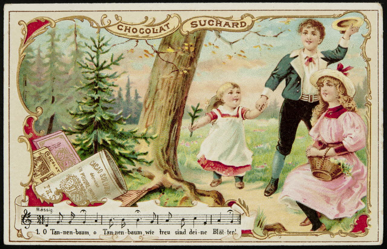 Suchard Philippe carte réclame chromo Neuchâtel, Suisse 1880-1914 1996.40.172.4 Photo