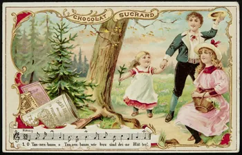 Suchard Philippe carte réclame chromo Neuchâtel, Suisse 1880-1914 1996.40.172.4 Photo