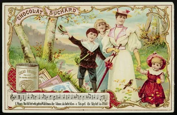 Suchard Philippe carte réclame chromo Neuchâtel, Suisse 1880-1914 1996.40.172.5 Photo