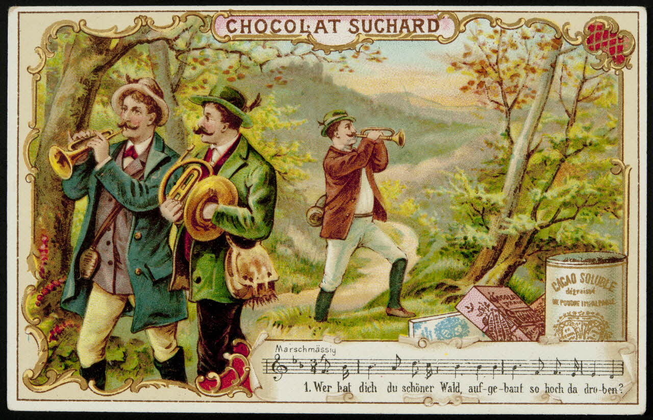 Suchard Philippe carte réclame chromo Neuchâtel, Suisse 1880-1914 1996.40.172.6 Photo