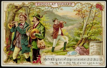 Suchard Philippe carte réclame chromo Neuchâtel, Suisse 1880-1914 1996.40.172.6 Photo