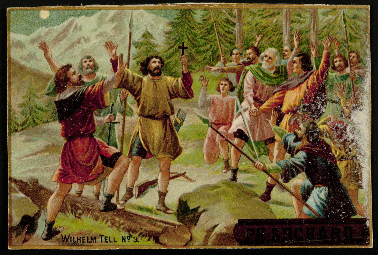 Suchard Philippe carte réclame chromo Neuchâtel, Suisse 1880-1914 1996.40.173.2 Photo