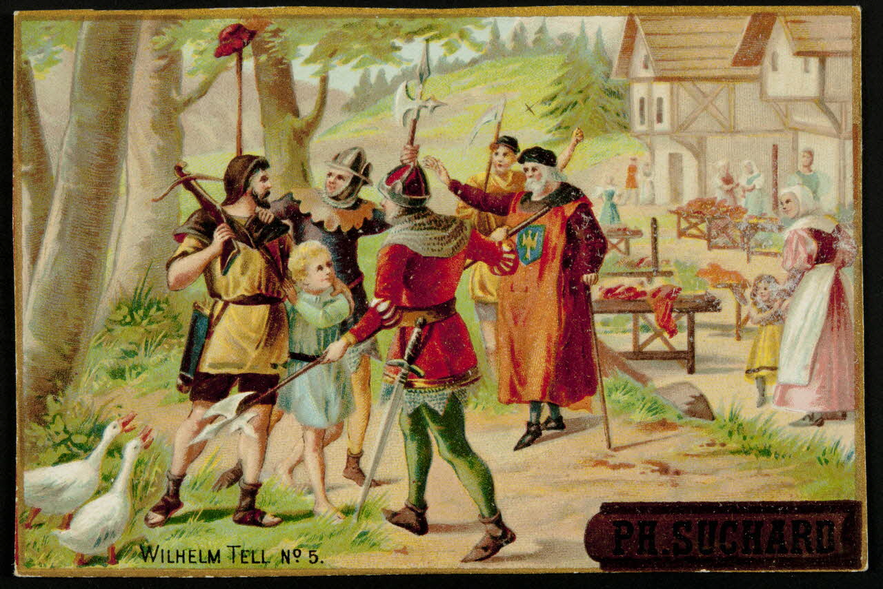 Suchard Philippe carte réclame chromo Neuchâtel, Suisse 1880-1914 1996.40.173.4 Photo