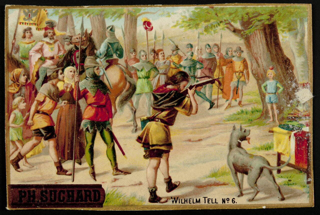 Suchard Philippe carte réclame chromo Neuchâtel, Suisse 1880-1914 1996.40.173.5 Photo