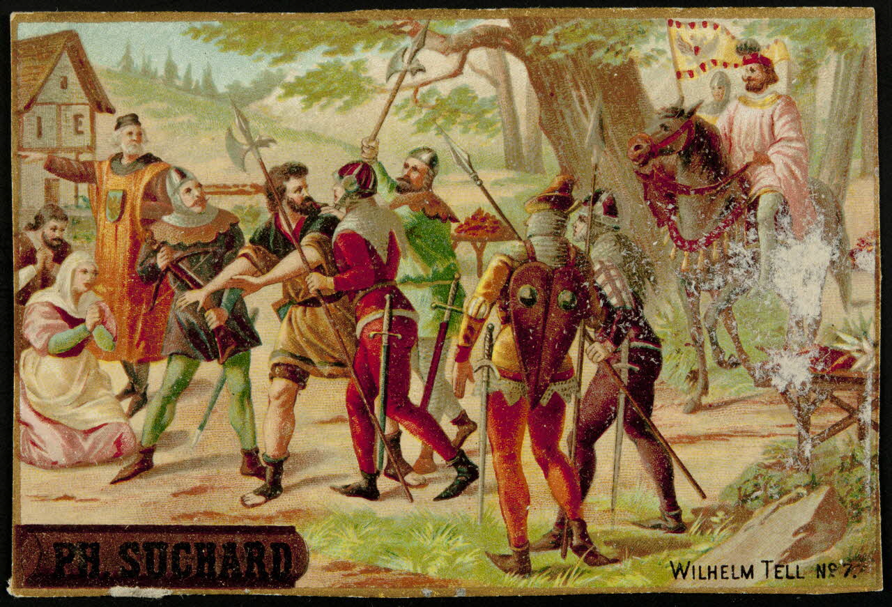 Suchard Philippe carte réclame chromo Neuchâtel, Suisse 1880-1914 1996.40.173.6 Photo