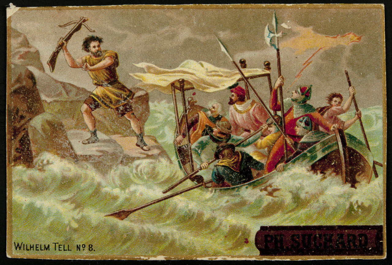 Suchard Philippe carte réclame chromo Neuchâtel, Suisse 1880-1914 1996.40.173.7 Photo